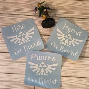 Legend of Zelda Baby on Board Decal
