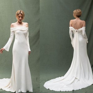 Wedding Dress Long Sleeve Etsy UK