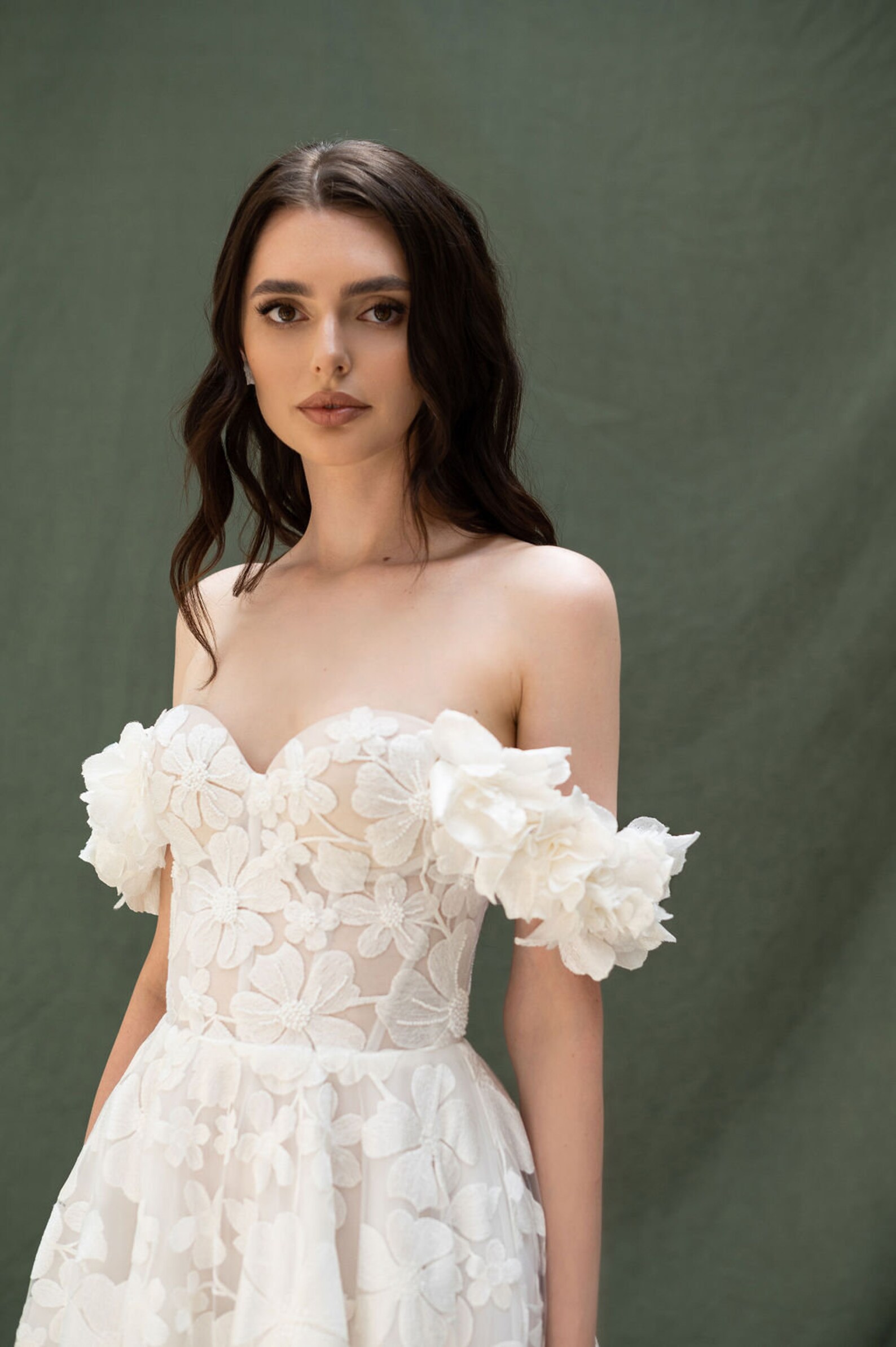 Wedding Dress Strapless Wedding Dress. Lace Bridal Dress Etsy UK