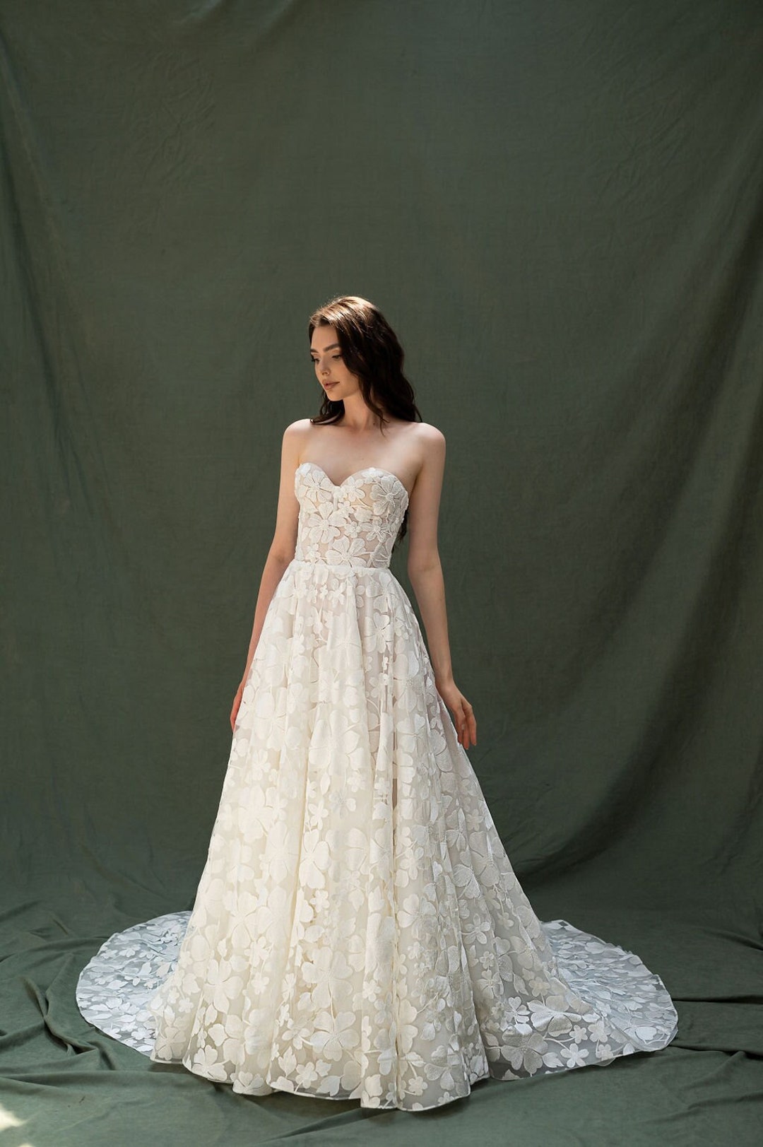 パーティードレス GANISONG Bridal  Flower Dress White Designer fashion, Seoul-fully created | W Concept