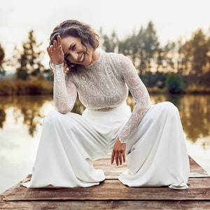 Abito shop pantalone sposa