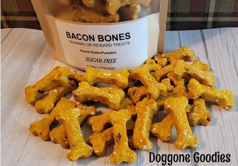 All Natural BACON BONES Sugar Free Dog Treats From Doggone Etsy