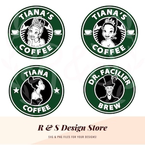 princess coffee, villain brew, svg, png