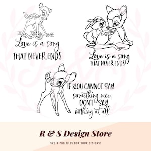 Bambi, citaten, Thumper, dieren, PNG, SVG.