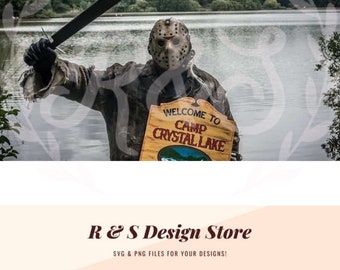 Jason, Camp Crystal Lake, Horror, Halloween, Envoltorio de vaso, Envoltorio de taza.