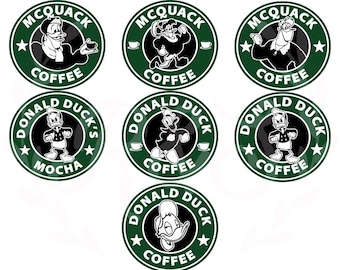 duck coffee svg, png collection