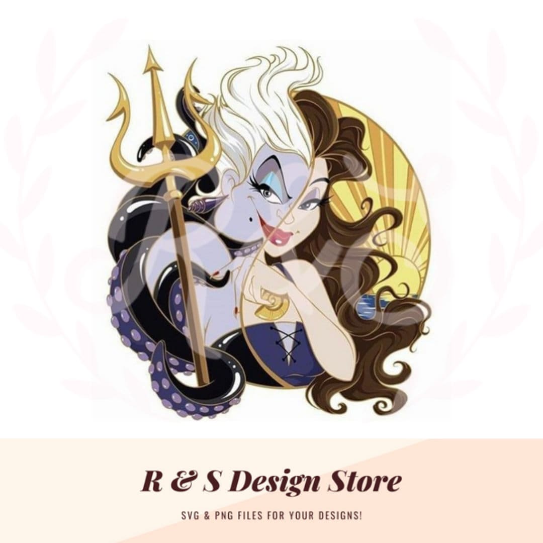 Sea Witch, Villain, Ursula, Vanessa, Octopus, Witch, Evil, Tumbler