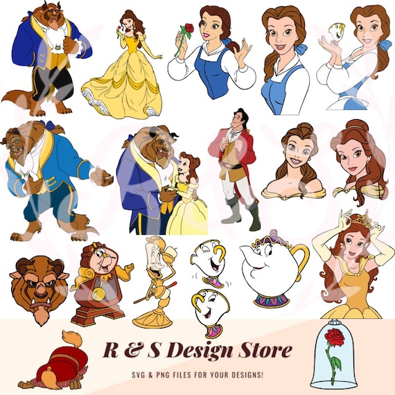 Beast, Beauty, Bundle, Cursed, Enchanted, Png, Svg. - Etsy