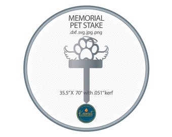 pet yard sign dxf files for cnc plasma, memorial dog svg files for laser cutting, halo png files for cricut, paw print cut files for crafter