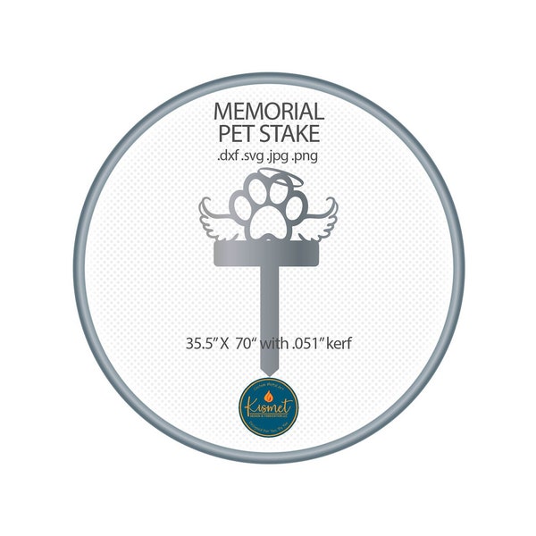 pet yard sign dxf files for cnc plasma, memorial dog svg files for laser cutting, halo png files for cricut, paw print cut files for crafter