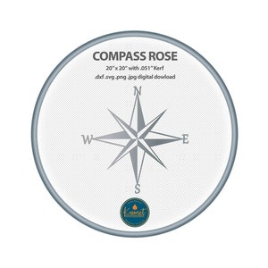 Kompass-Zeichen-Dxf-Datei für Cnc-Plasma, Adventure-Zeichen Dxf-Schnittdateien für Laser, Kompass-Rosen-Laser-Dateien, svg-Dateien für Lasercutter
