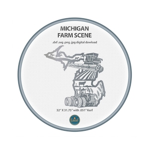michigan sign laser cutting files for cnc, god made a farmer sign dxf file for cnc plasma, farm sign svg files for metal, ranch sign