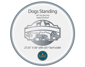 Custom Farm Sign SVG, Dog DXF CNC Plasma, Laser Cut File (Digital Download)