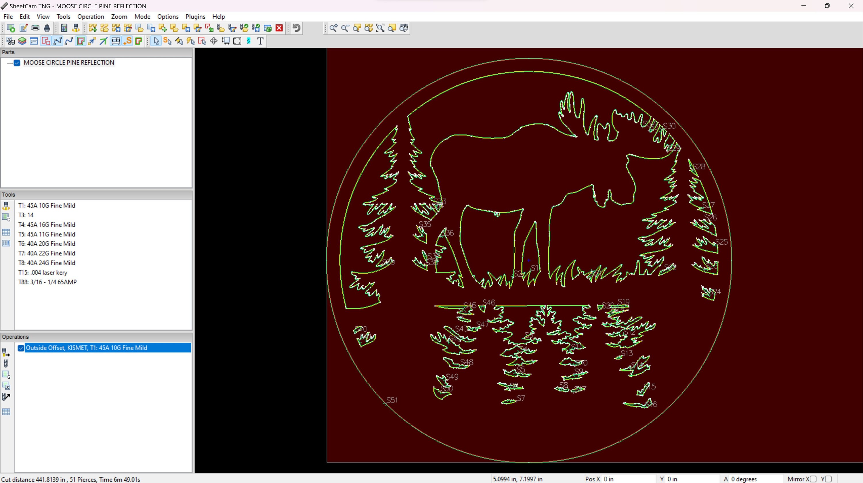 Personalized Moose Dxf Files for Plasma Cut, Nature Svg Files for Laser ...