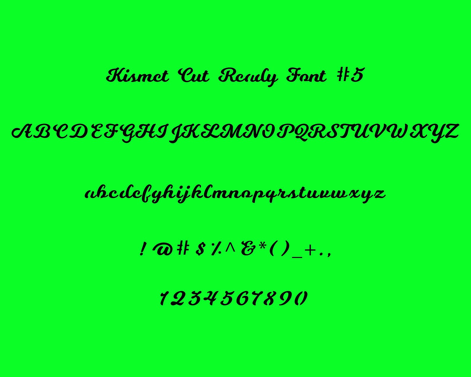 Cursive Font SVG: Stencil Font for CNC Plasma, Cricut (digital Download ...