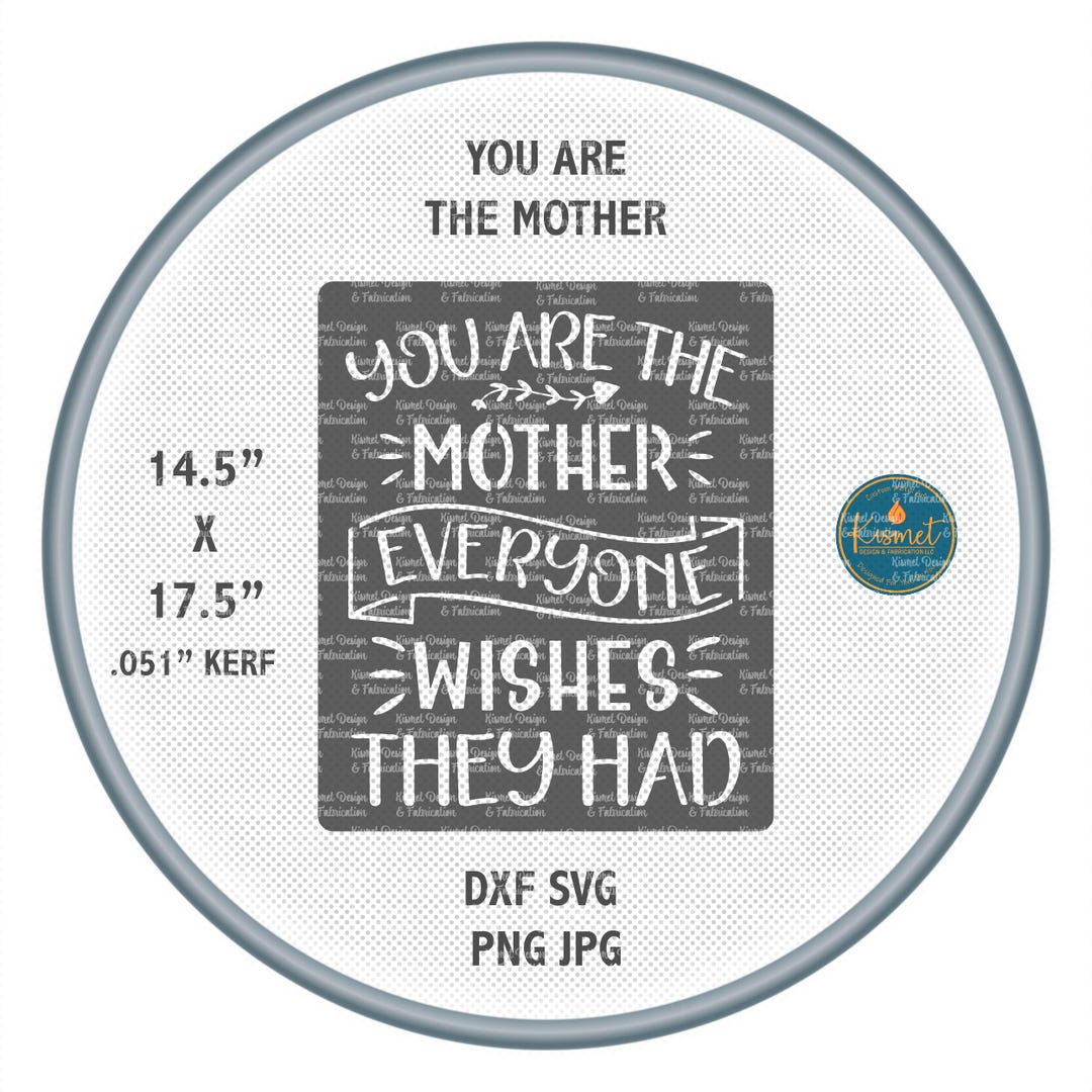Mothers Day Dxf Files for Plasma, Cute Mom Svg Files for Laser Cutting ...