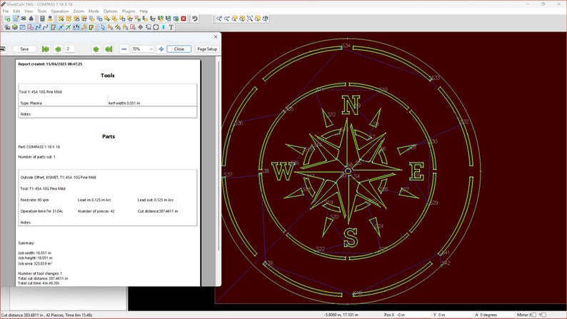 Compass Dxf Simple Compass Rose File Bundle, DXF SVG PNG, Plasma Laser Xtool Cut Files ...