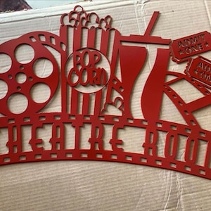 Theatre Room dxf file for cnc plasma, Kismet Cut Ready DXF, Movie Room Svg files,