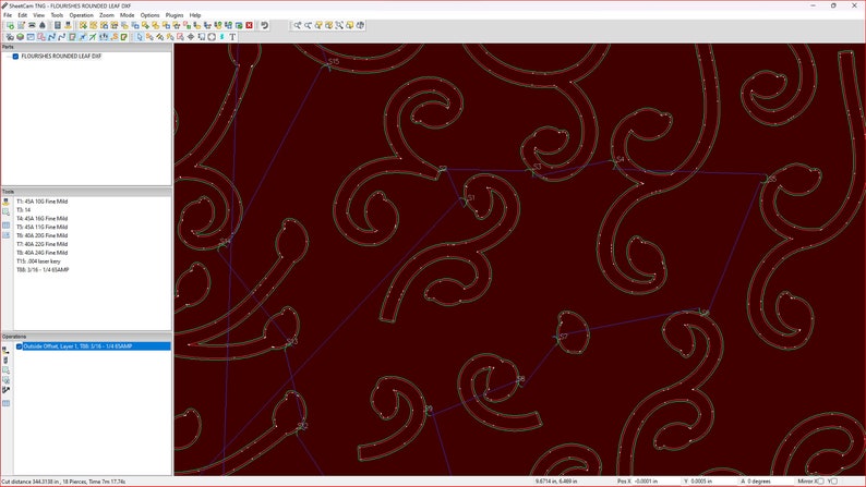 Swirls Design Bundle, Swashes, Flourishes, DXF SVG PNG, Plasma Laser ...