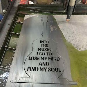 guitar dxf plasma cutting file for cnc, music svg laser cut file for guitar wall art, into the dxf file for plasma cut guitar svg for cricut