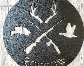 Fish Hunting Sign, SVG DXF, Laser Cut File