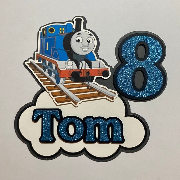 Thomas The Tank Engine - Childrens Cake Topper - Birthday Party - Cake Art -