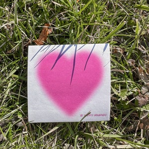Pink Heart Sticky Notes