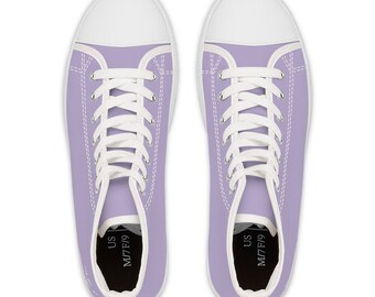 lavender low top converse
