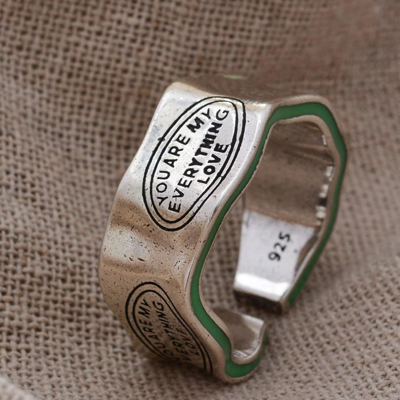 You Are My Everything Statement Ring - Size 8