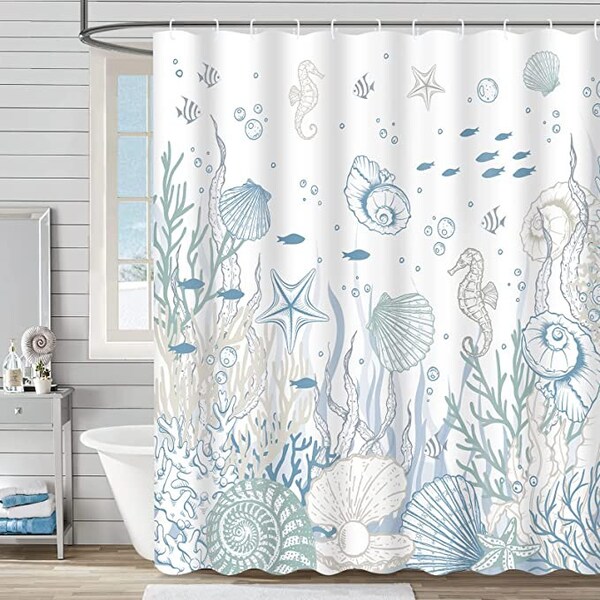 Ocean Shower Curtain Etsy