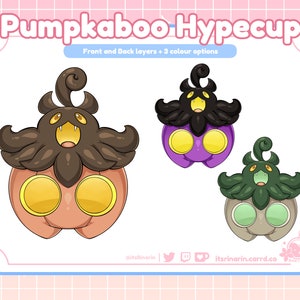 Pokemon Pumpkaboo | Twitch / Youtube Bit Donation Cup | Hype Cup | Stream Decor
