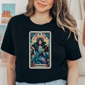 Chemise signe du zodiaque Verseau, Astrologie, Tarot, Cadeau ésotérique, Chemise rétro