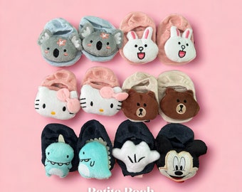 PETITE POSH Cartoon Baby Cadeau, 0-1Y Baby 3D sokken, Babyslofjes, Babysokjes, Pasgeboren Sokken, Babyjongen, Babymeisje, Babykleding, Babyshower