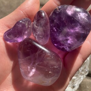 Amethyst Tumbled Brazilian Gemstones