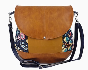 PDF Schnittmuster und Nähanleitung Tasche Ilina, 2 Größen, Taschenschnittmuster, Sewing Pattern, Bag Pattern