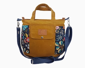 PDF Schnittmuster und Nähanleitung Tasche Mälina, 2 Größen, Taschenschnittmuster, Sewing Pattern, Bag Pattern