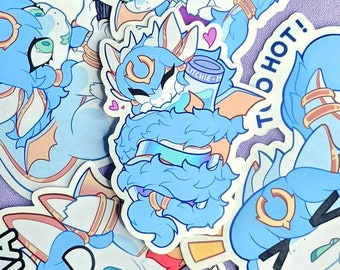 Stickers dragon I Valh pack I 7 x 7 cm