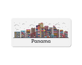 Kiss-Cut Panama City Magnet