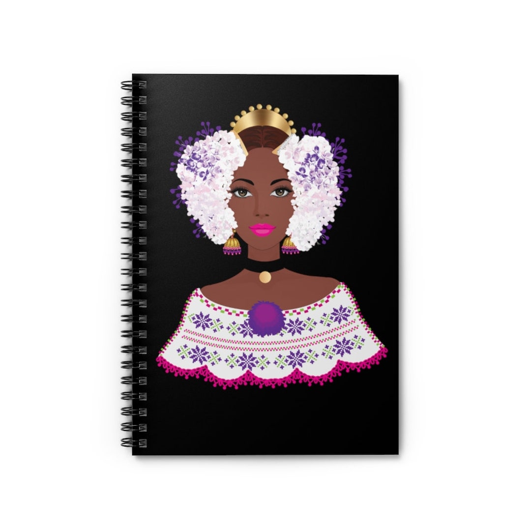 Afro Latina Chibi Woman Digital Illustration