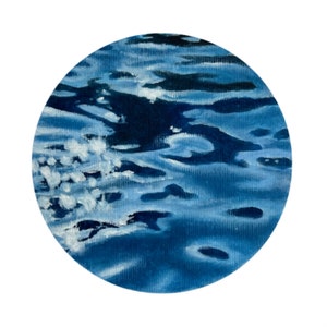 Wave ocean oil painting