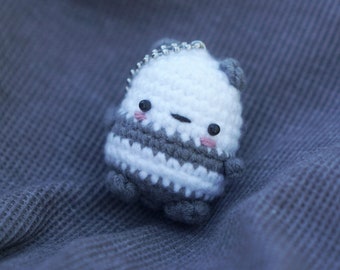 Panda crocheted with pendant- Amigurumi