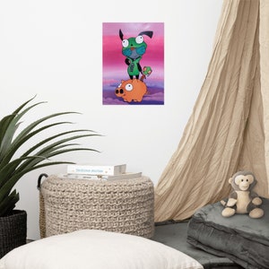 Invader Zim and Gir FanArt Poster
