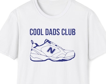 Cool Dads Club Tee | New Balance Dad Parody Shirt | Ironic Fathers Day Gift Tshirt