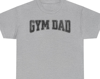 Gym Dad Vintage Grunge Pump Cover | Weightlifting Strong Dad Training Shirt | Gym Fathers Day Tshirt