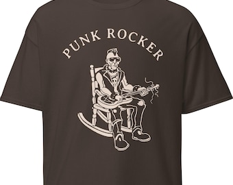 Punk Rocker Parody Funny Tee | Heavy Metal Humor Shirt | Rock and Roll Lover Funny Gift