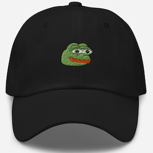 Pepe Frog pappahatt | Pepe Meme-keps | Rolig meme Pepe Frog Army Internet Meme