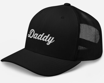 Daddy Trucker Hat | Funny Dad Hat | Embroidered Daddy Baseball Cap