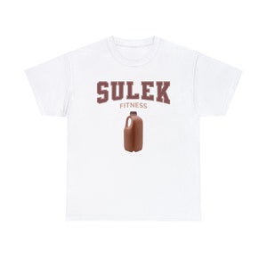 Sam Sulek Fitness Tee: Chocolate Milk Meme Oversize Gym Shirt image 5