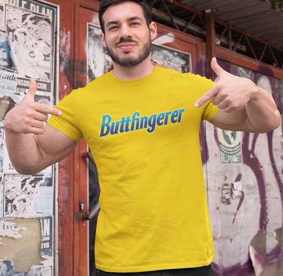 Butterfingerer Adult Funny Tee | Butterfinger Parody Shirt | Funny Gift Tshirt