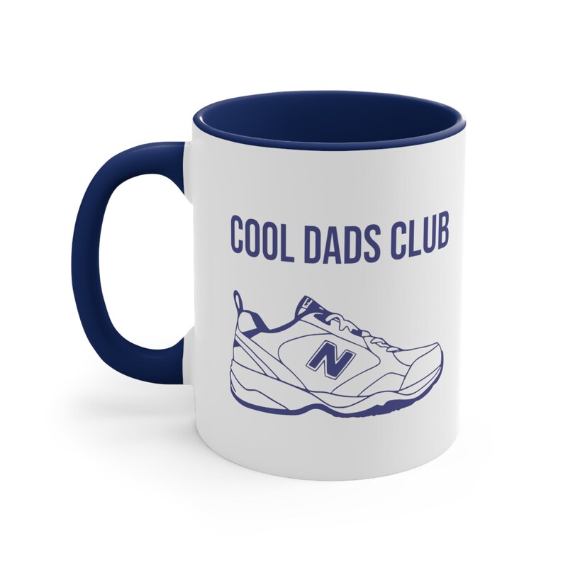 New Balance Cool Dads Club Coffee Mug Funny Dad Gift 11oz Mug Fathers Day New Balance Dad Joke Cup image 1